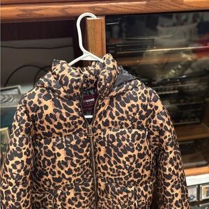 Ciso Leopard Print Puffer Jacket
